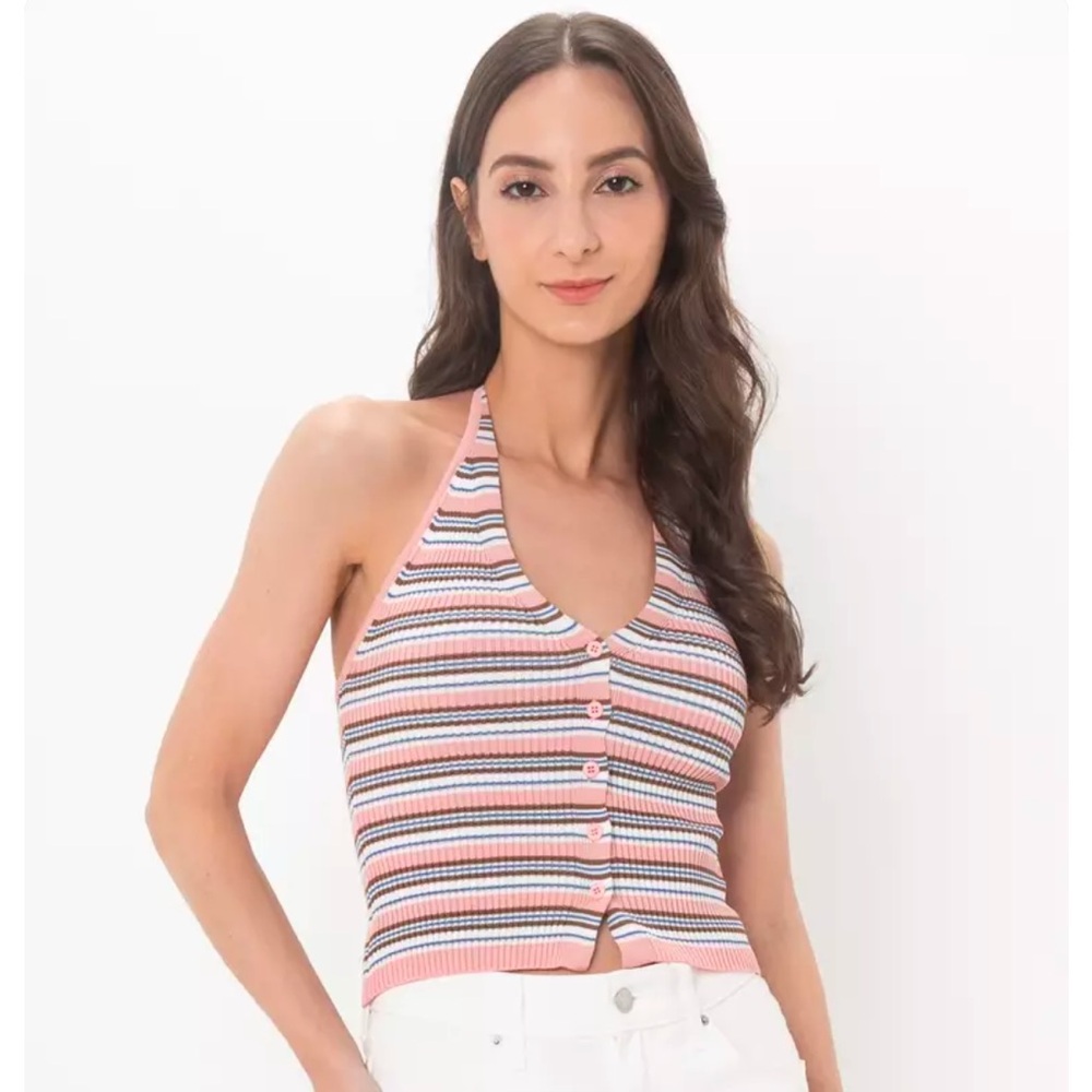 Cotton On Sunmer knit halter top